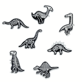 Load image into Gallery viewer, 5 Pcs Dinosaur Pins Brooch T Rex Enamel Pin for Clothes Bags Backpacks Decoration 7 Pcs Dinosaur Skeleton