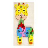 Load image into Gallery viewer, Montessori Wooden Puzzle for Toddlers Brain Teaser Board Early Education Toys Deer