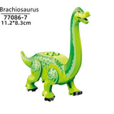 Load image into Gallery viewer, 5‘’ Mini Dinosaur Jurassic Theme DIY Action Figures Building Blocks Toy Playsets Brachiosaurus / Green