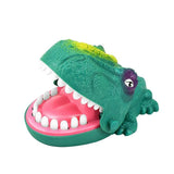 Load image into Gallery viewer, Dinosaur Bite Finger Toy Dinosaur Teeth Toys Party Game with Light Up Eyes &amp; Sounds Without Sound or Light / Blue