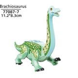 Load image into Gallery viewer, 5‘’ Mini Dinosaur Jurassic Theme DIY Action Figures Building Blocks Toy Playsets Brachiosaurus / Blue
