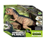 Load image into Gallery viewer, Remote Control Dinosaur T Rex Toys Realistic Walking Good Dinosaur Toys Light Sound Spray Action Figure Remote Control Gray 18 inch