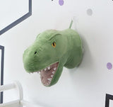 Load image into Gallery viewer, Wall Mounted Dinosaur Head Home Decor Kids Bedroom Wall Decor Green T Rex